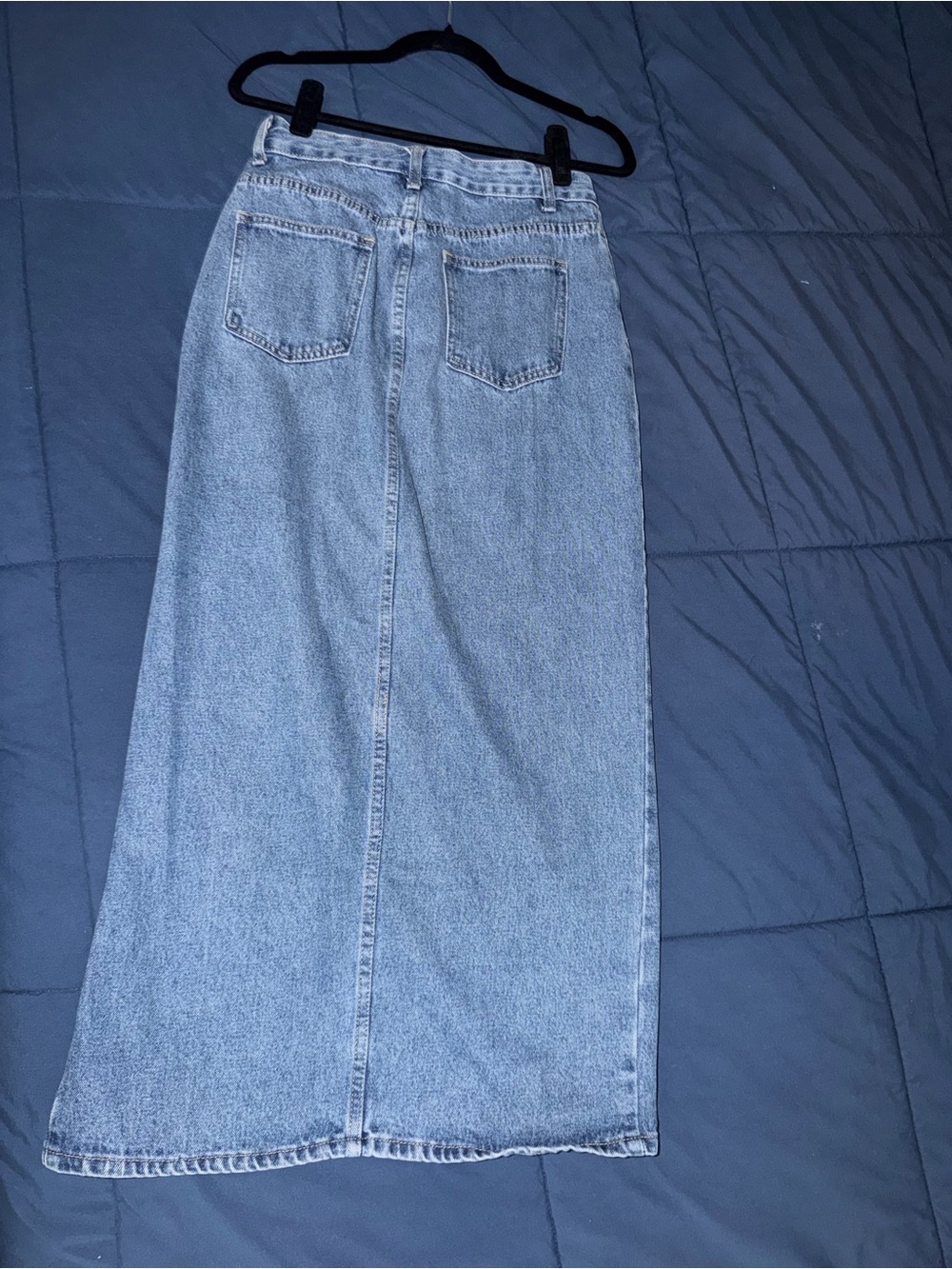 Split Denim Skirt - Picture 3 of 3